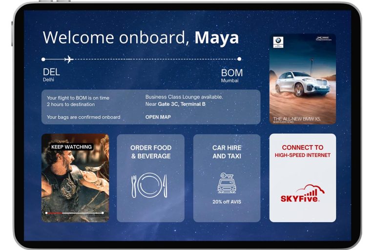 Bluebox Aviation Systems and SkyFive announce partnership to create onboard revenue opportunities.
