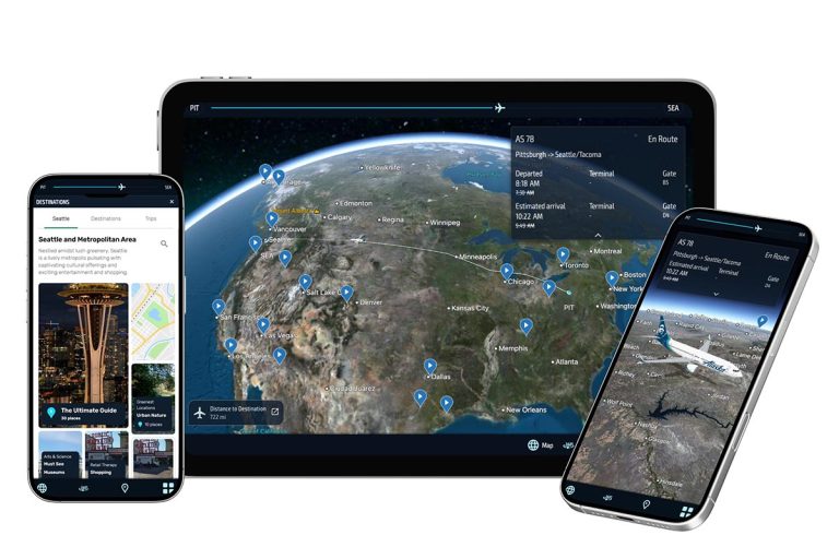 FlightPath3D Cloud Map takes flight with Alaska Air Group.